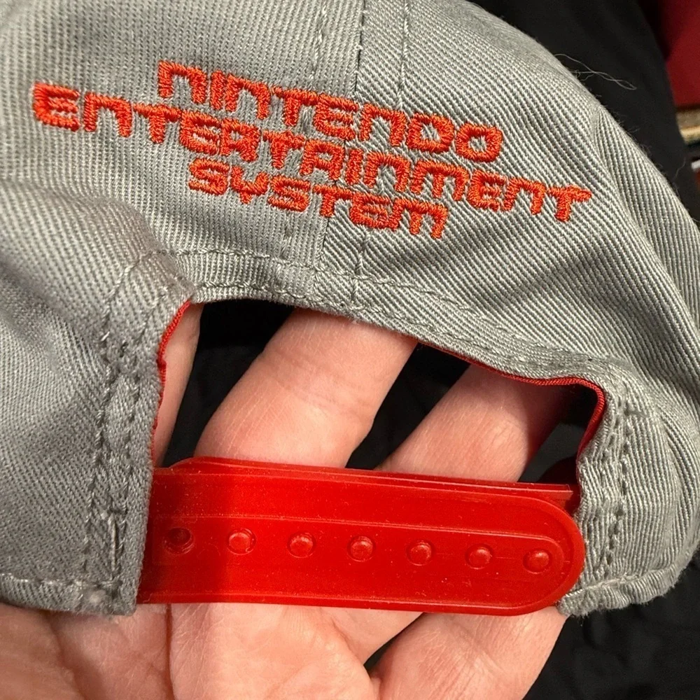 Nintendo Gray and Red Orginal Snapback Hat